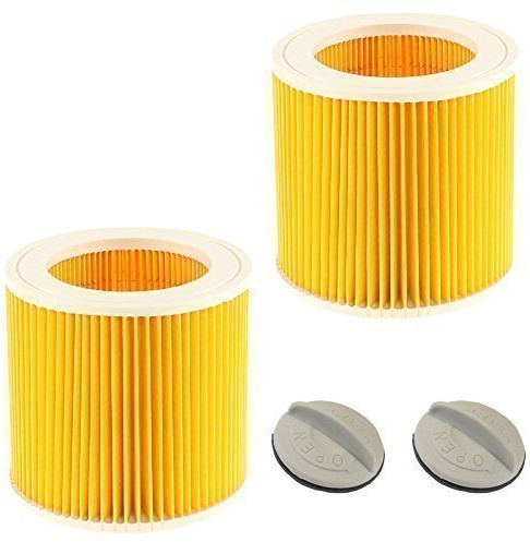 Premium Quality Cartridge Filter For Karcher Wet & Dry Hoover Vacuum Cleaners 2 Pack