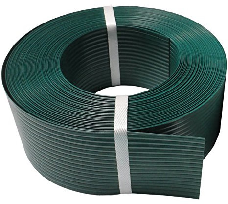 Thermoplast® Strisce di protezione per recinzione, per giardino, terrazza, balcone, in polipropilene, resistente ai raggi UV, 9,5 cm x 52 m, 4,94 m², verde (RAL 6005)
