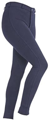 Shires Cameriere da bambino SaddleHugger Jodhpurs - Blu navy: 9-10