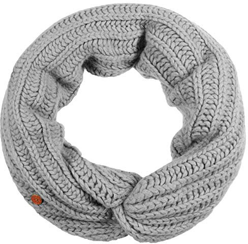 Mayser Moyana Wool Mix Loopschal Strickschal Damenschal Wollschal Damen - Made in Italy Winter Herbst-Winter - One Size grau