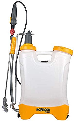 HOZELOCK Rucksack-Pressionssprüher Pulsar Plus, 12 l, Komfort: ideal für große Flächen, bequem, einfaches Pumpen, verstärkte und verstellbare Tragegurte, 60 cm Aluminiumlanze [4712B0000]