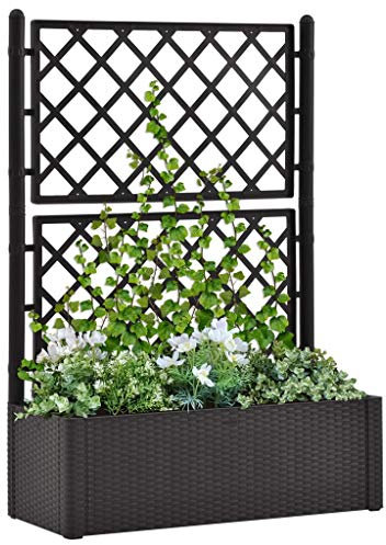 SKM Antracita 969 - Jardín elevado con sistema de riego automático