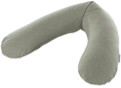 Das Original Theraline Stillkissen Dinkelfüllung Melange grün-grau Bamboo