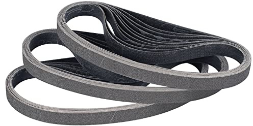 Sruhrak slipband 10 x 330 mm – 30 stycken 120 korn kiselkarbid-slipband för polering och rostning av metall