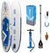 Zray SUP X1 Aufblasbares Stand Up Paddle Board blau 310x81x15cm Dropstitch mit Paddel Pumpe Transporttasche und Sicherheitsleine