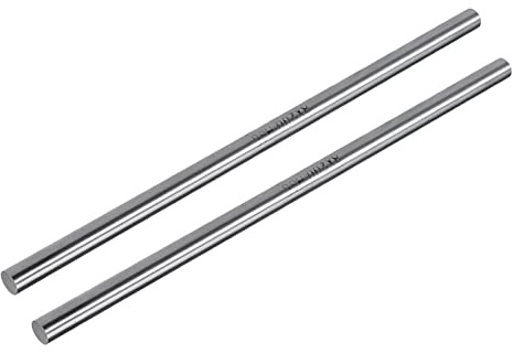 QUARKZMAN 8mm x 200mm Tondo Asta x 2pz HSS (Alta Velocità Acciaio) Barra Magazzino per Industria Tornio Ingranaggio Albero Aghi Bulini