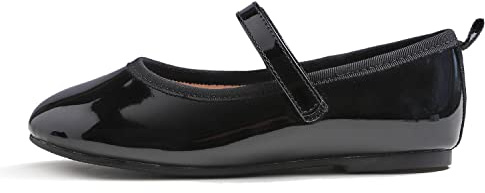 Feversole Kids Filles Mary Jane Strap Chaussures Plates Ballerines Princesse Chaussures Plates Chaussures d'école Plates À Bride