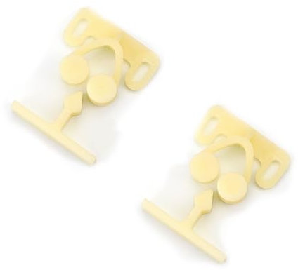 2 Stück Möbelschnäpper, Kunststoff Schnäpper Schrankverschlüsse, Schranktür Tür Latch Fang, Kleiderschrank Türschnäpper Schranktüren, Modell D