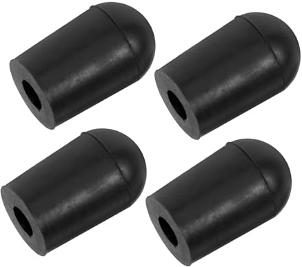 Abaodam 4 Stück Bass Endpin Schutz aus Gummi Rutschfeste Stabile Endstiftspitzen für Kontrabass Praktisches Zubehör mit Einfachem Design für Musiker