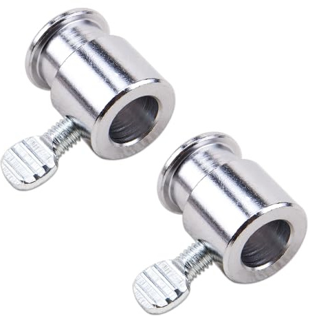 WSDMAVIS 2Pcs Iron Grill Bushing Rotisserie Roller Easy Clean Spit Rod Accessory Grilling Rod Bolt for Enhanced BBQ Experience