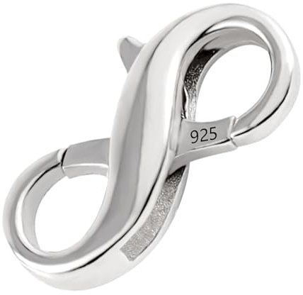 1 Pièce Fermoir Argent Grand, Pince de Homard Pour Collier, Bracelet, Cheville - Double Ouverture Homard Griffe Pour Bricolage Artisanat