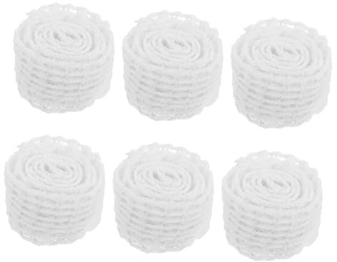 Amosfun 6rolls Cotton Thread Kitchen Supplies Ham Packaging Net Sausage Casing Net Meat Pork Thread Rope for Barbecued Pork String