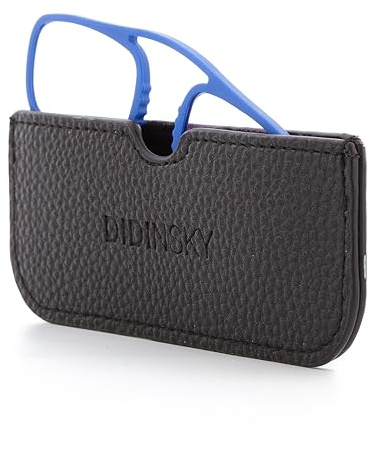 DIDINSKY Prado Lesebrille, Eckig Klein +1,5 | Ohne Bügel, ultraflach und leicht, flexibler Steg; entspiegelt und kratzfest. Rund oder eckig, +1,0 bis +3,0.