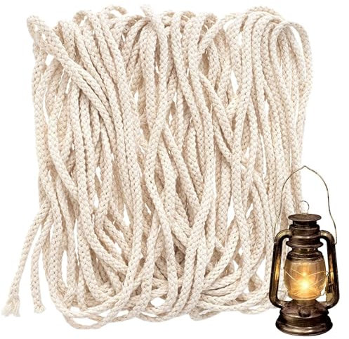 Candle Wick Roll, Kerzendocht | Ersatzrunde Öllampendocht - Ersatzzubehör für Weihnachten, Geburtstage, Jubiläen, Partys