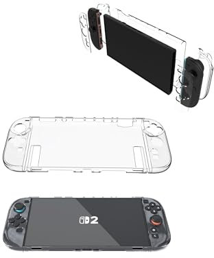 yystao Schutzhülle für Nintendo Switch 2 Gaming Konsole, PC kompatibel mit Nintendo Switch 2 , Transparent