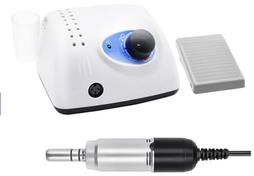 Rdrusean Professional Hand Care Drill Machine,Powerful 210 Multifunctional Grinding and Polishing Drill Equipment, 35,000 RPM, Suitable for Care, Metal, Jewelry Processing(210+108E)