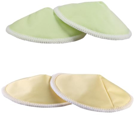 Warmhm 14pièces Coussinet Anti-galactorrhée Lavable Forme De Bol Couches Pour Femmes Avec Absorption Rapide Fuite