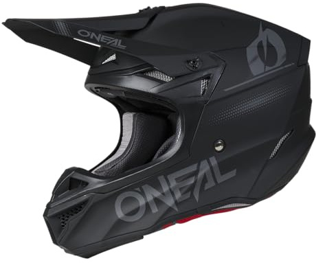 O'NEAL 5 SRS MX Helmet Adult Blackout Black/Gray Large