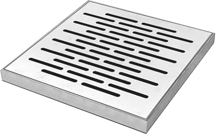 JLLEIZYZ Arqueta 60x60 con Tapa, Rejilla de Agua de Lluvia, Drenaje de Doble Rejillas, Gran Capacidad de Drenaje, Adecuado para Exteriores, Patios, Aceras(20x20x3cm/8x8x1.2)