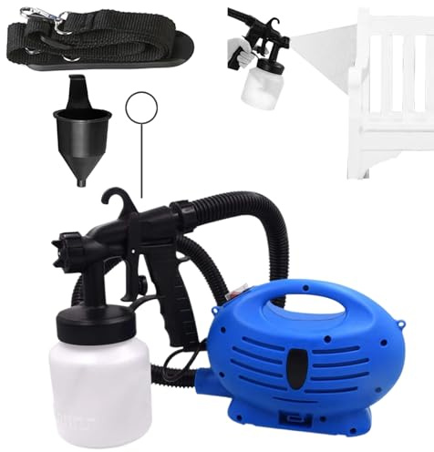 Spruzzatore Elettrico per Vernice | Spray Elettrico Per Verniciare Casa Con 3 Tipi Di Getto,Serbatoio 800ml Attrezzi Ristrutturazione Casa per Porte Mobili Recinti Pareti Interni Esterni