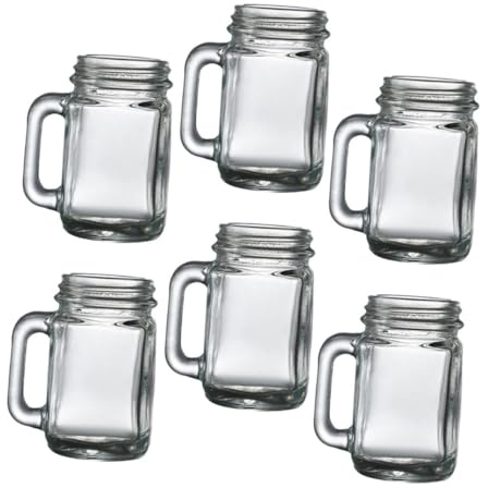 VANZACK 6 pezzi Bicchieri Mini da Cocktail in Vetro Trasparente Tazze da Vino e Liquore per Uso Domestico Design Elegante e Resistente per Aperitivi e Bevande Spiritose
