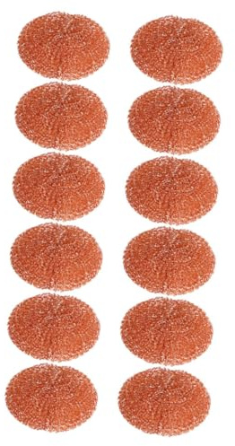 NULYLU 12 pezzi Palle in Ottone per Pulizia Punte Saldatore Filo di Ottone Multicontatto per Rimozione Ossidi e Accessorio Professionale per Manutenzione Saldatori Prolunga la Durata
