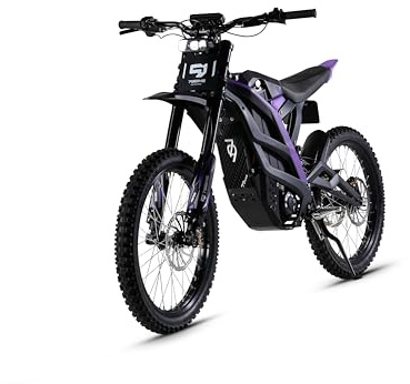 Pruk 79BIKE Falcon Pro Electric Dirt Bike for Adults, 72V 35Ah Battery, 10000W Motor(Peak), Top Speed 56MPH, 75 Mile Range, 19” Tire, 410N·m Max Torque, Designed for Trails/Hills/Wild Terrain