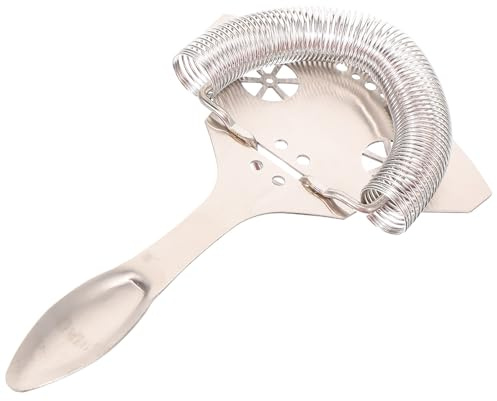 TOYANDONA Colino da Cocktail in Metallo Acciaio Inossidabile 304 Design Europeo, Filtro per Ghiaccio Efficiente per Cocktail Lisci, per Bar e Uso Quotidiano