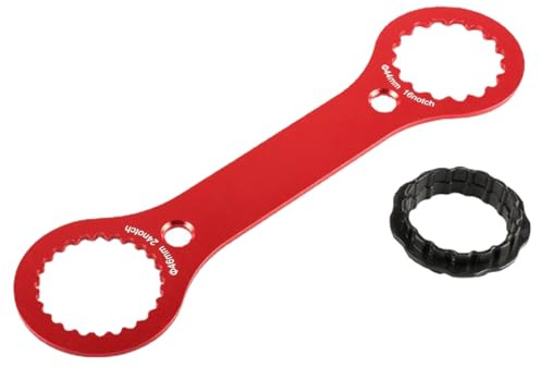 Oxxggkao Mehrzweck Fahrrad Tretlagerschlüssel für den Einbau und Ausbau des Tretlagers 250 x 58 mm (9, 84 x 2, 68 Zoll) Tretlager Werkzeug