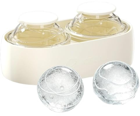 Moldes Redondos De Silicona De Grados Alimenticio Para Cubitos De Hielo, Bandeja De Hielo Esférica, Máquina Para Hacer Bolas De Hielos Para Cubito De Transparentes, Fácil Liberación, Para Bebidas Fría
