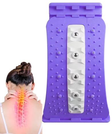 Estirador de Espalda Baja Multifuncional 4 Niveles Ajustable Ergonómico | Dispositivo Estirador de Columna Vertebral para Hombres Mujeres Hombros Espalda Baja Columna Oficina Gimnasio Dormitorio