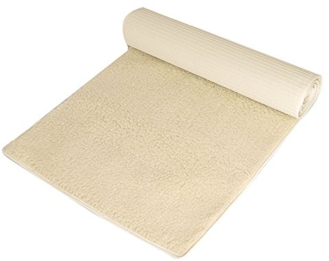 Yogamatte Basic Bio 16mm, umsäumt, Natur