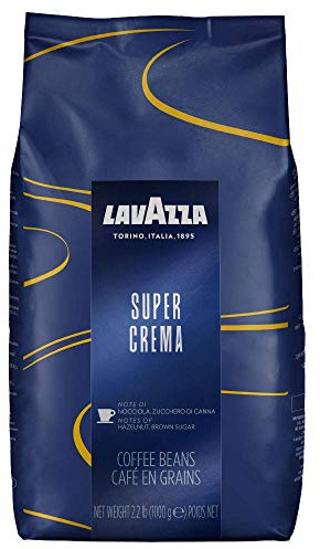 Lavazza Super Crema Lot de 6 fèves entières