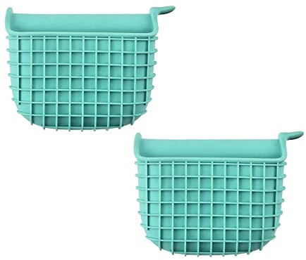 Wzxhew # Kitchen Insulated Gloves Rubber Gloves For Cooking And Baking Microwave Insulated Hand Grips 2pcs (Mint Green, One Size)