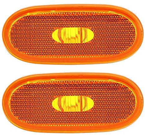 Riloer 1 par de luces de señalización laterales impermeables para la impresora M - orcedes B - Enz S - w906 2006 +, reemplazo de semáforo de giro amarillo ámbar, a0032802956