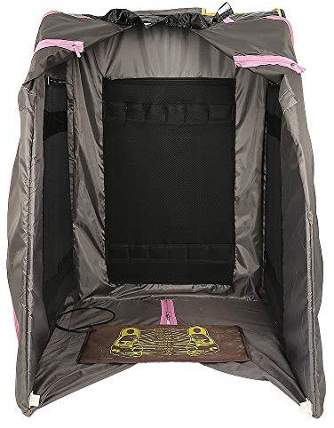 Sauna infrarouge portable - Sauna portable - Sauna à domicile - Sauna infrarouge portable - Pour 1 personne Sauna Box d'intérieur Chauffage portable 1000 W - Favorise la circulation sanguine (noir)