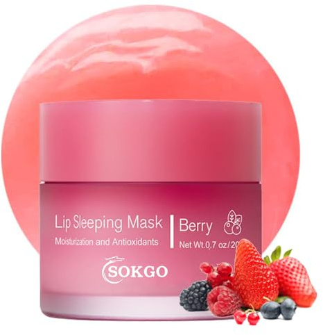 Sleeping lip mask, Nourish & Hydrate Lip Mask With Vitamin C, Antioxidants, Lip Balm, Lip Skin Care, Improve Lip Color, Reduce Lip Lines