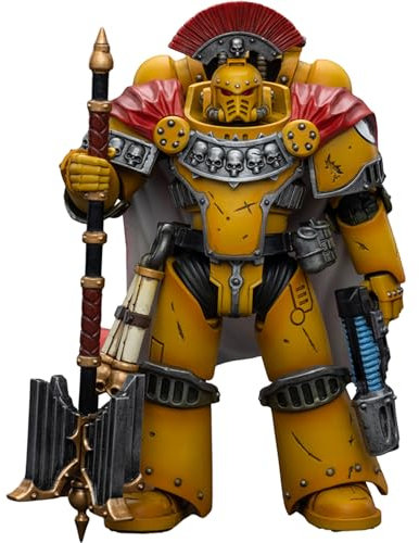 JOYTOY JT9039 40K 1/18 Action Figur Spielzeug, Imperial Fists Legion Chaplain Consul, 4-Zoll Geschenk für Action Figure Enthusiasten und Sammler