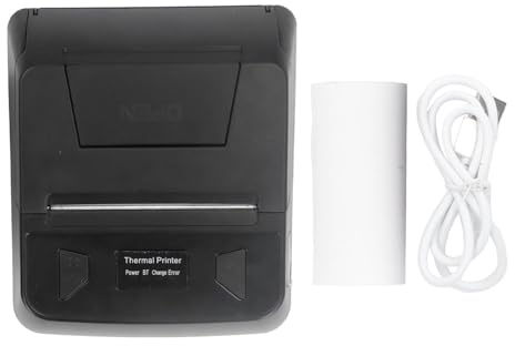 Bluetooth-Belegdrucker Tragbarer Thermodrucker für Kleine Unternehmen 80-mm-Hochgeschwindigkeits-Mini-Mobilticketdrucker