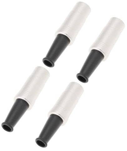 VGOL 4 Stück 5-Poliger DIN-Midi-Anschlussstecker Metallgehäuse Stecker Lötanschluss Geeignet für Vintage Audio MIDI Mixer Elektronisches Trommel Tastatur