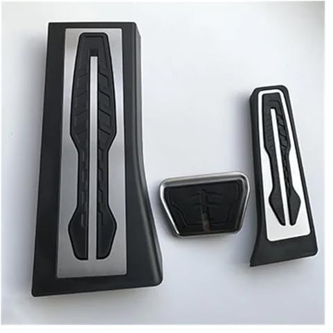 ORAMAI Pedal kompatibel mit BMW X5 G05 X5M X7 G07 at Automatik 2019 2020 Tretauto-Zubehör(Color:Full Set 3 pcs)