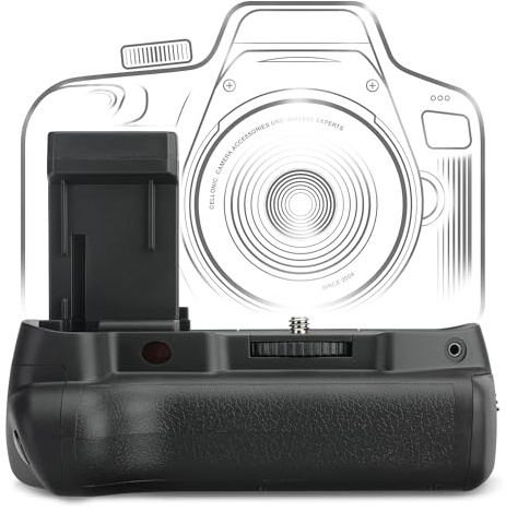CELLONIC Impugnatura Batteria Compatibile con Canon EOS 2000D, 1100D