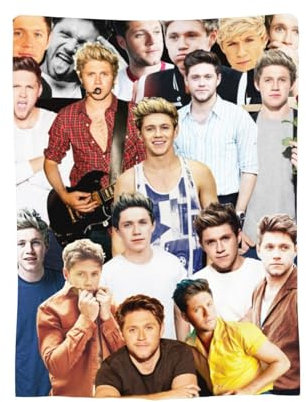 Niall Decke mit Horan-Musik-Motiv, weich und bequem, warme Fleece-Überwurfdecke, Yoga-Decken, Stranddecke, Picknickdecke, Dekoration, Geschenk zum Dekorieren von Zimmern, Schlafsaal, Sofa, Bett,