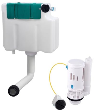 Keenware KTC-627 BTW Concealed Toilet Cistern Réservoir dissimulé, Noir