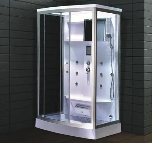 XL Luxus LED Dampfdusche 120x90 cm Dusche SET Duschtempel +OZON 2025 NEU