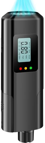 XEOOCE Etilometro Portatile Certificato - Alcol Test Portatile Senza Contatto Professionale con Display Digitale LCD e Chip Ad Alta Sensibilità per Uso Domestico e Feste