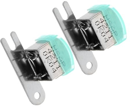 Operitacx 2 Piezas Accesorio de Recambio para Grabadora de Casetes Estéreo Cabezal Magnético de Metal Doble Canal Fácil Instalación Alta Estabilidad y Durabilidad Compatible con Grabadoras