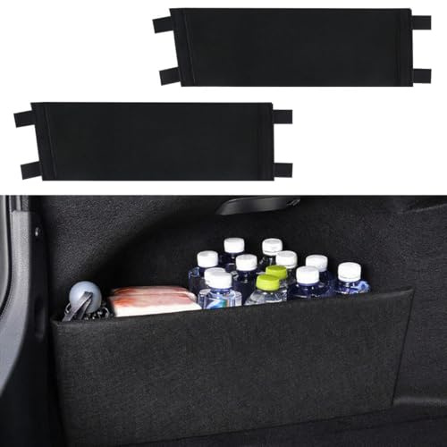 WYHSFSS Kofferraum-Seitentrennwand, für VW Touareg 2019 2020 2021 2022 2023 2024 2025 Auto Kofferraum Seitentrennwand Langlebige Wasserdicht Kofferraum Organizer-Seitenteil