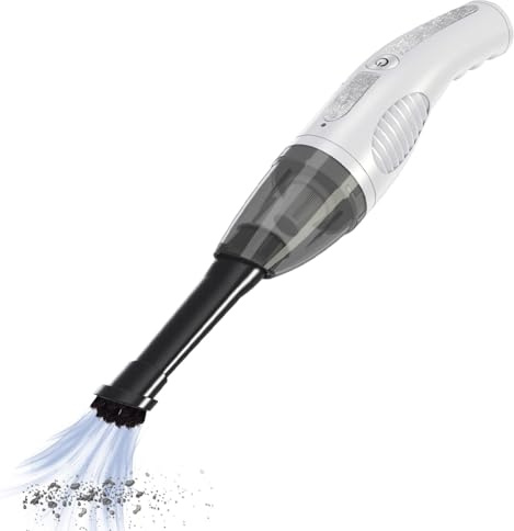 Aspirateur à main – Nettoyeurs de poussière de voiture portables sans fil rechargeables par USB | Puissante aspiration forte de 13 000 Pa | Outil de nettoyage multi-surfaces pour voiture, maison, bure