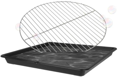 Unbekannt Grillrost Reinigungs Wanne aus Kunststoff 67 x 67 cm